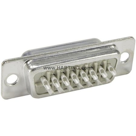 HARTING 15P D-Sub, PK 100 09670155604